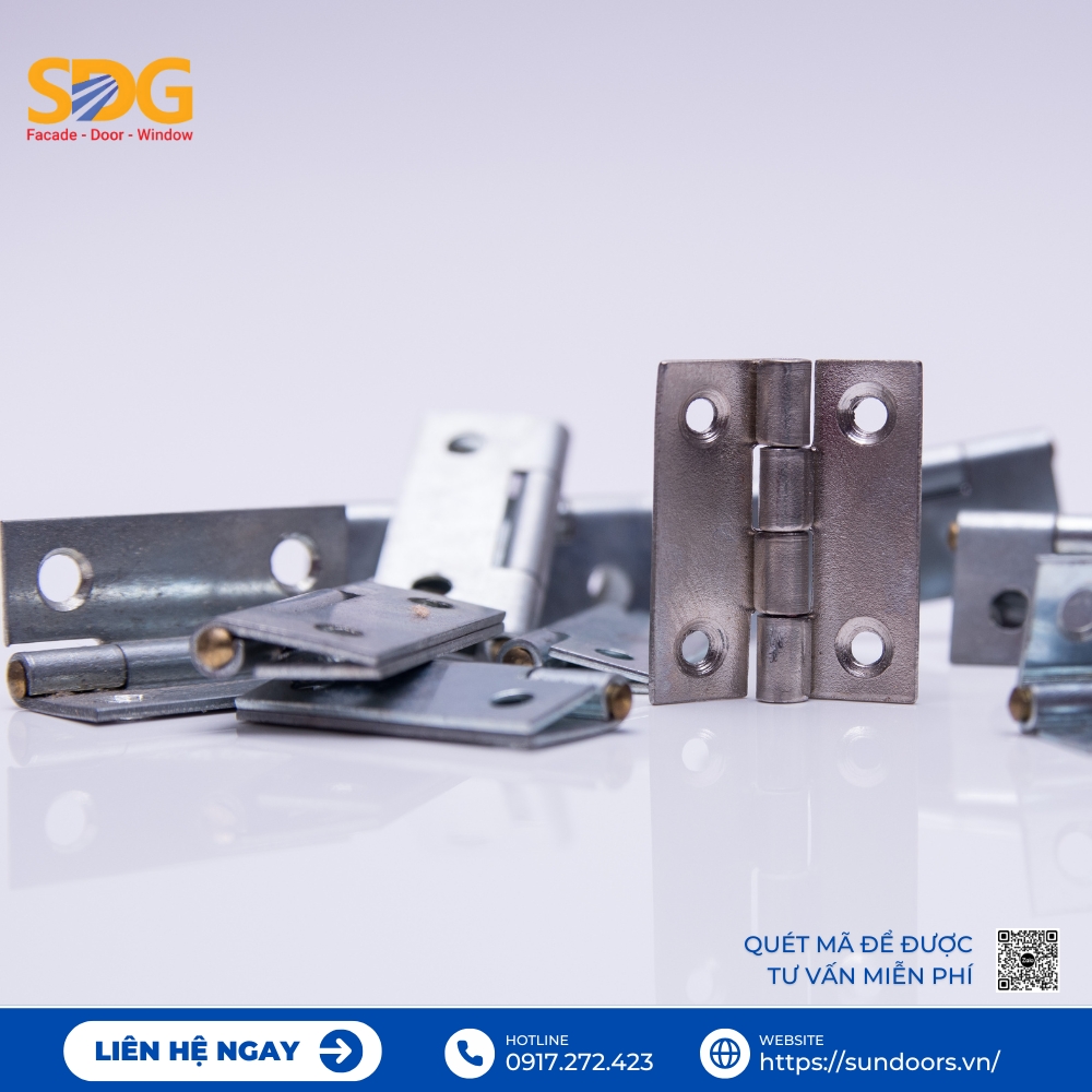 Loại bản lề chịu lực tốt, sử dụng cho cửa đi chính, cửa có kích thước lớn, giúp đảm bảo độ an toàn và vận hành ổn định trong thời gian dài.