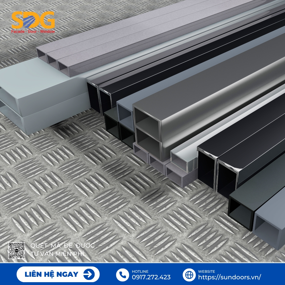 Giá cửa nhôm hợp kim phụ thuộc vào chất liệu, kính, phụ kiện và đơn vị thi công.